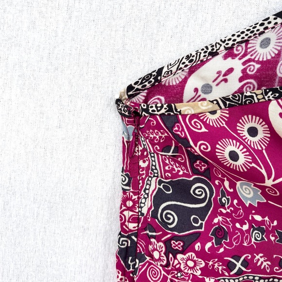 ISABEL MARANT ETOILE Carina Top Womens 40 Pink Printed One Shoulder Blouse - Picture 11 of 16